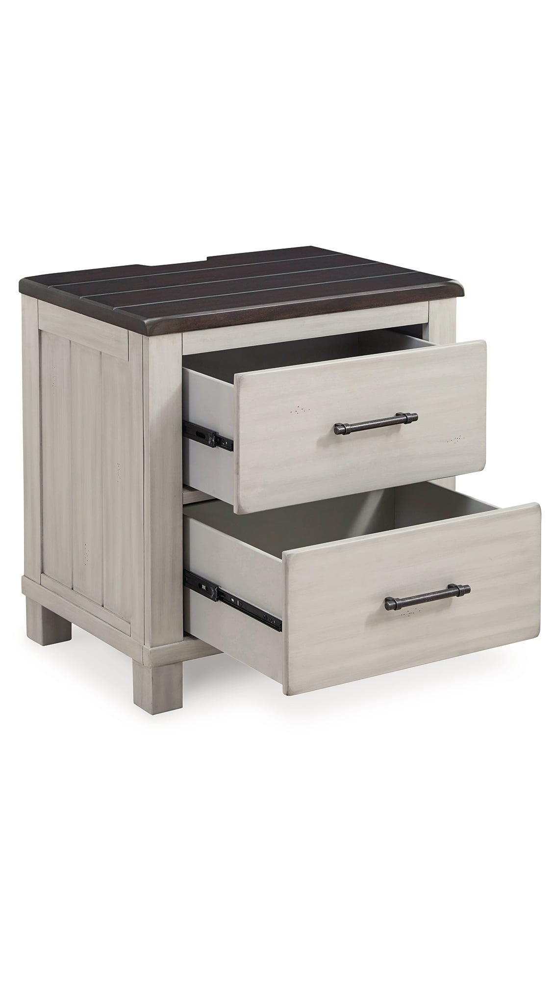 Farmhouse Two-Tone 2-Drawer Nightstand