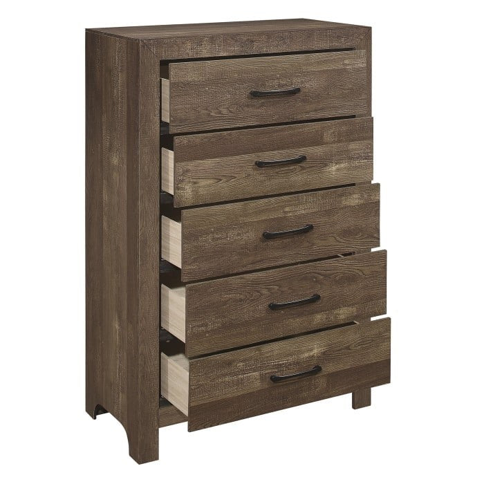 Rustic Modern 5-Drawer Chest