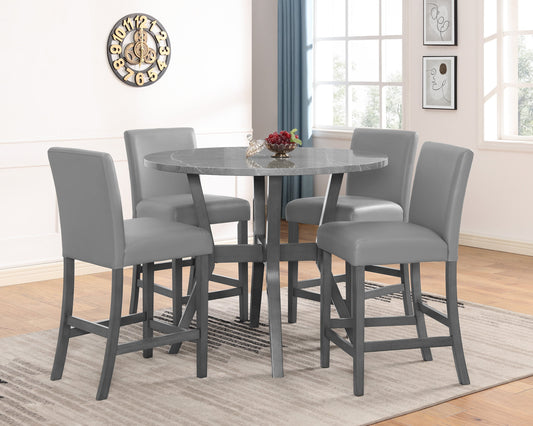 Contemporary 5-Piece Counter-Height Set