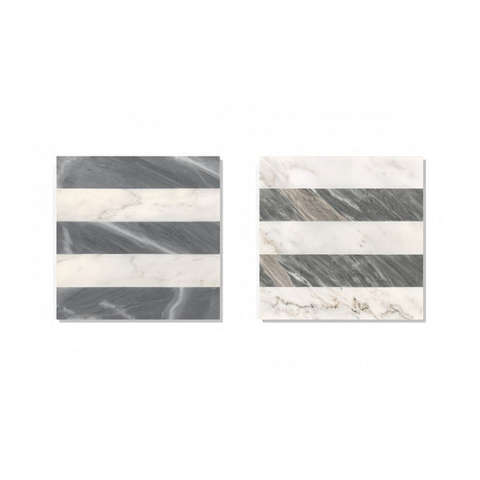 Elegant Waterjet Polished Marble Tile For Floor And Wall