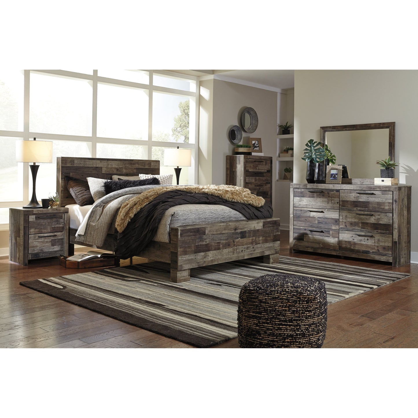 Rustic Modern Dresser & Bedroom Mirror