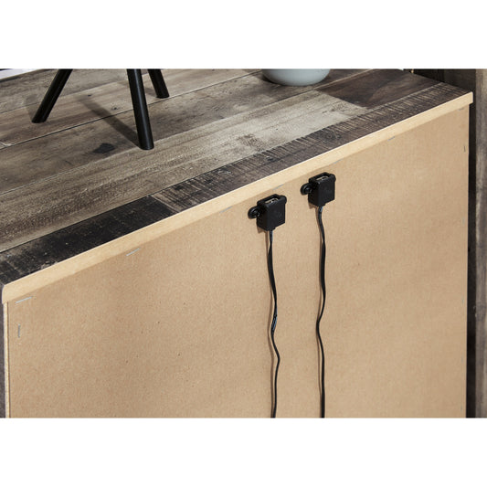 2-Drawer Nightstand with USB Chargers