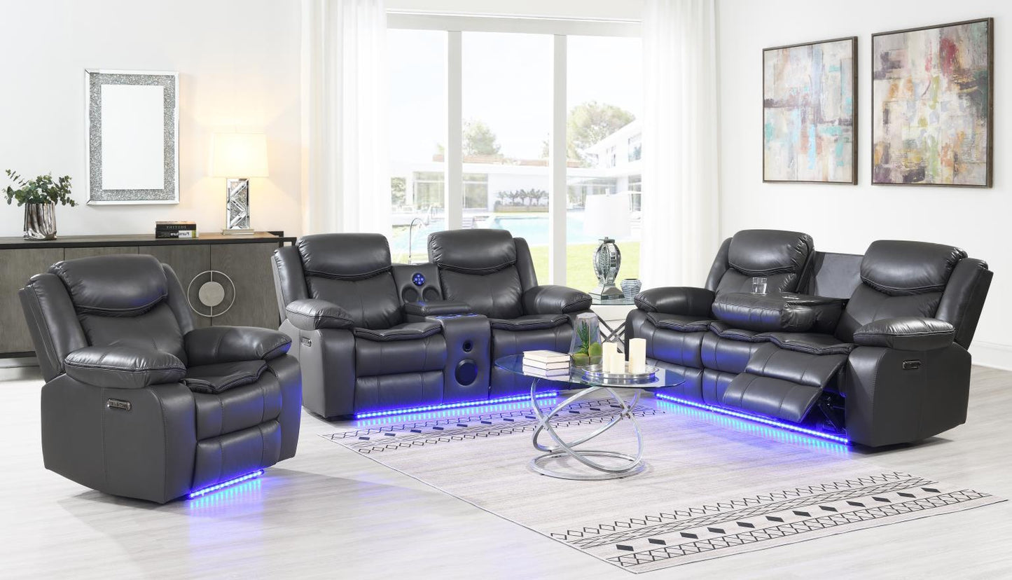 U101 - Power Reclining Chair With LED Light - Gray