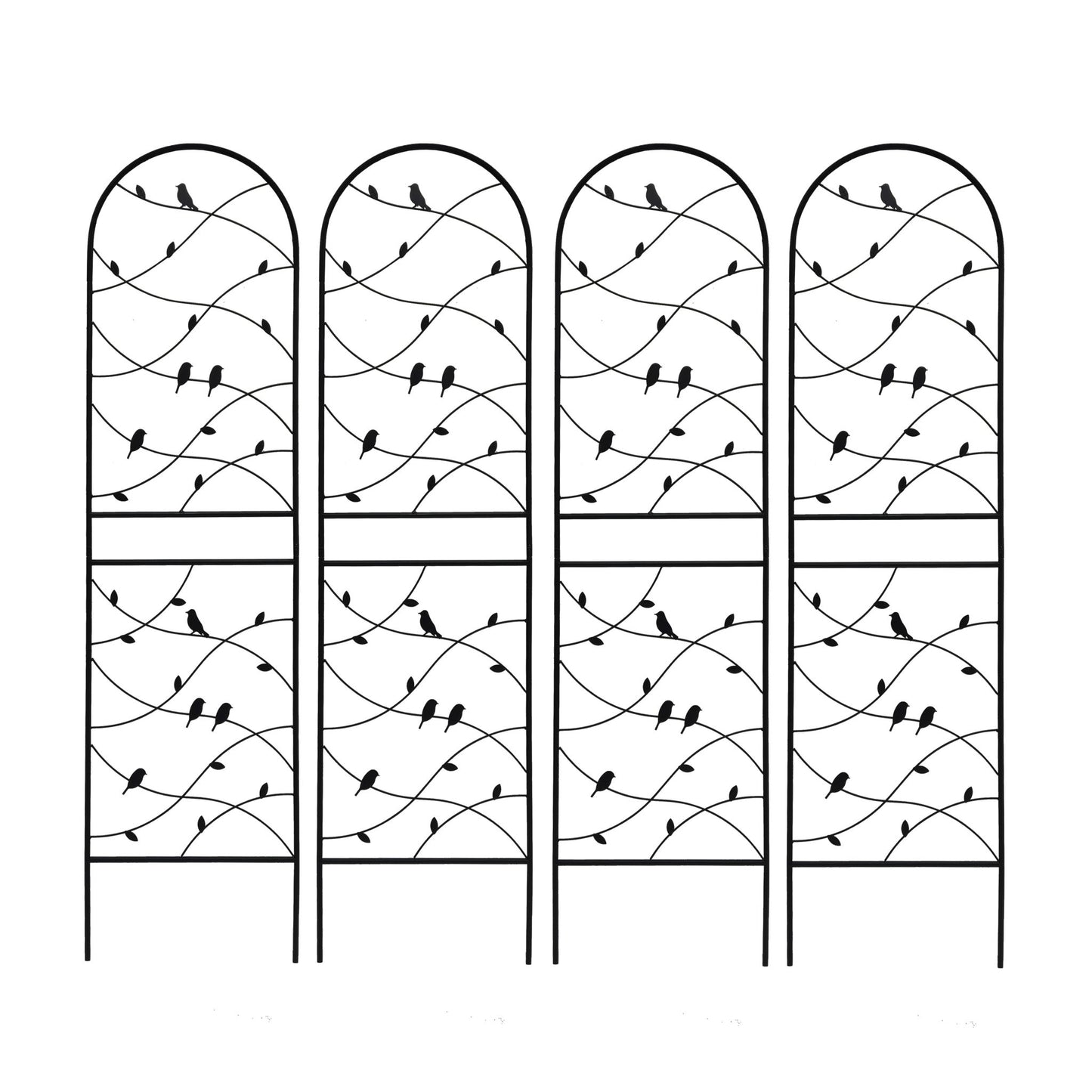 Garden Rustproof Trellis For Climbing Plants