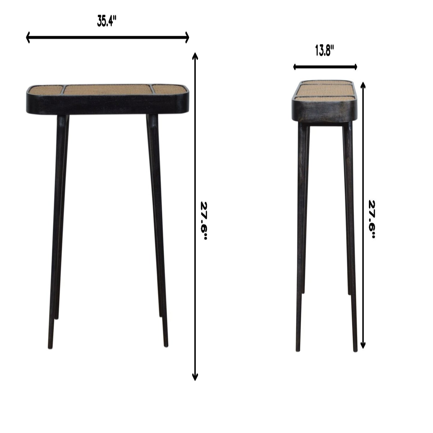 Larissa - Console Table - Black