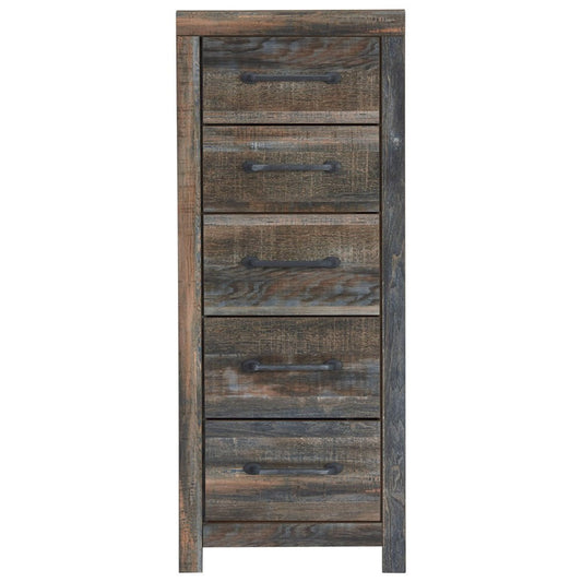 Rustic Narrow 5-Drawer Chest