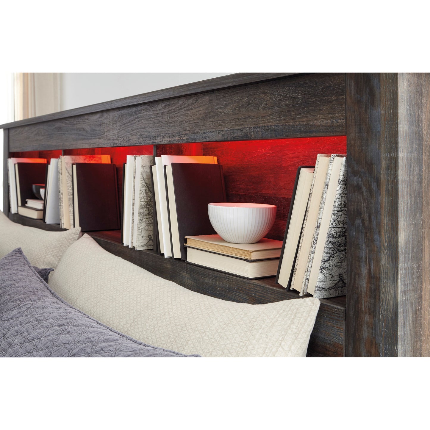 Queen/Full Bookcase Headboard