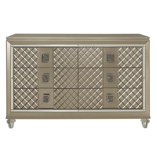 Glam 6-Drawer Dresser