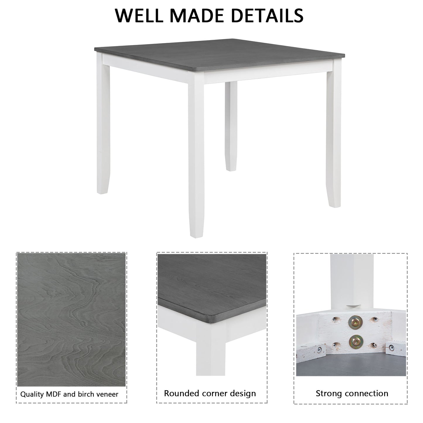 Modern Dining Table Set With Chairs For Kitchen