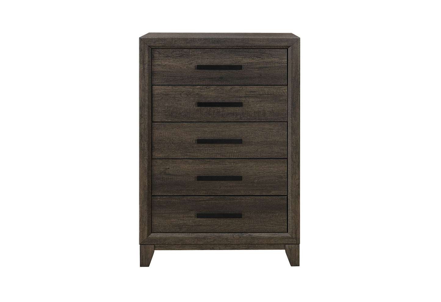 Harmony - 5 Piece Queen Bedroom Set (Bed, Dresser & Mirror, Nightstand, Chest) - Dark Brown