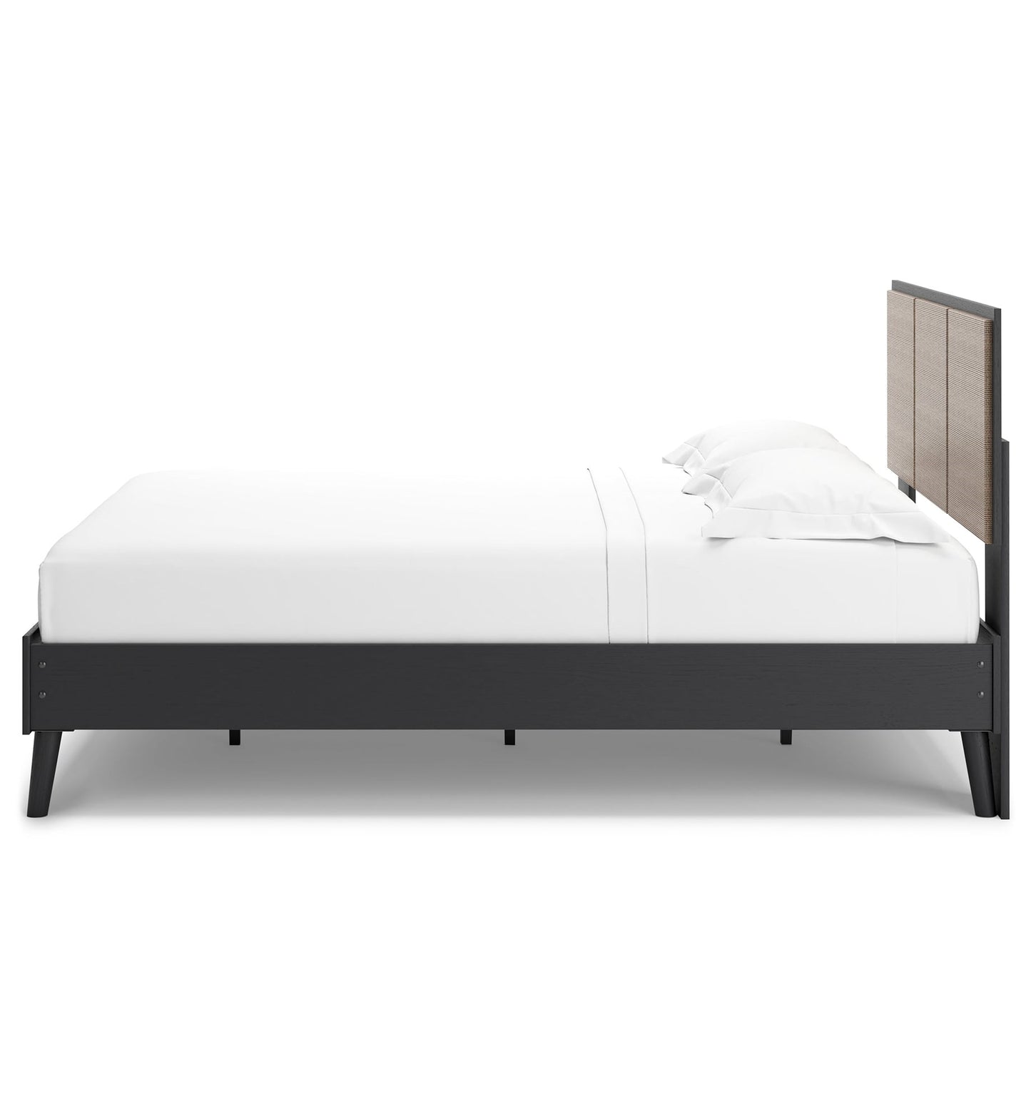 Contemporary Queen Panel Platform Bed