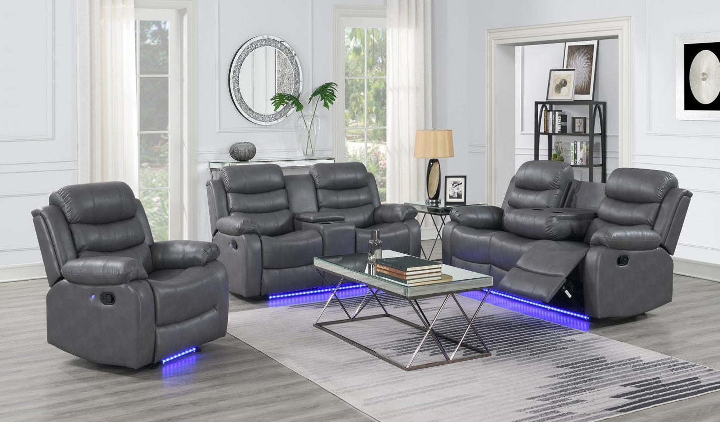 U156 - Motion LED Chair - Gray