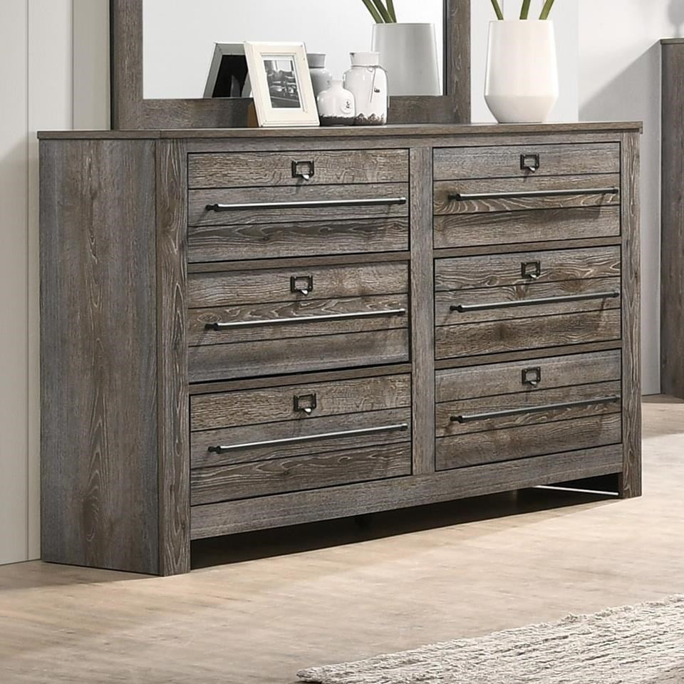 Contemporary 6-Drawer Dresser