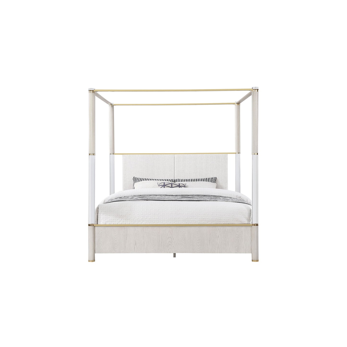 Malco - 4 Post Bed With Upholstered Headboard