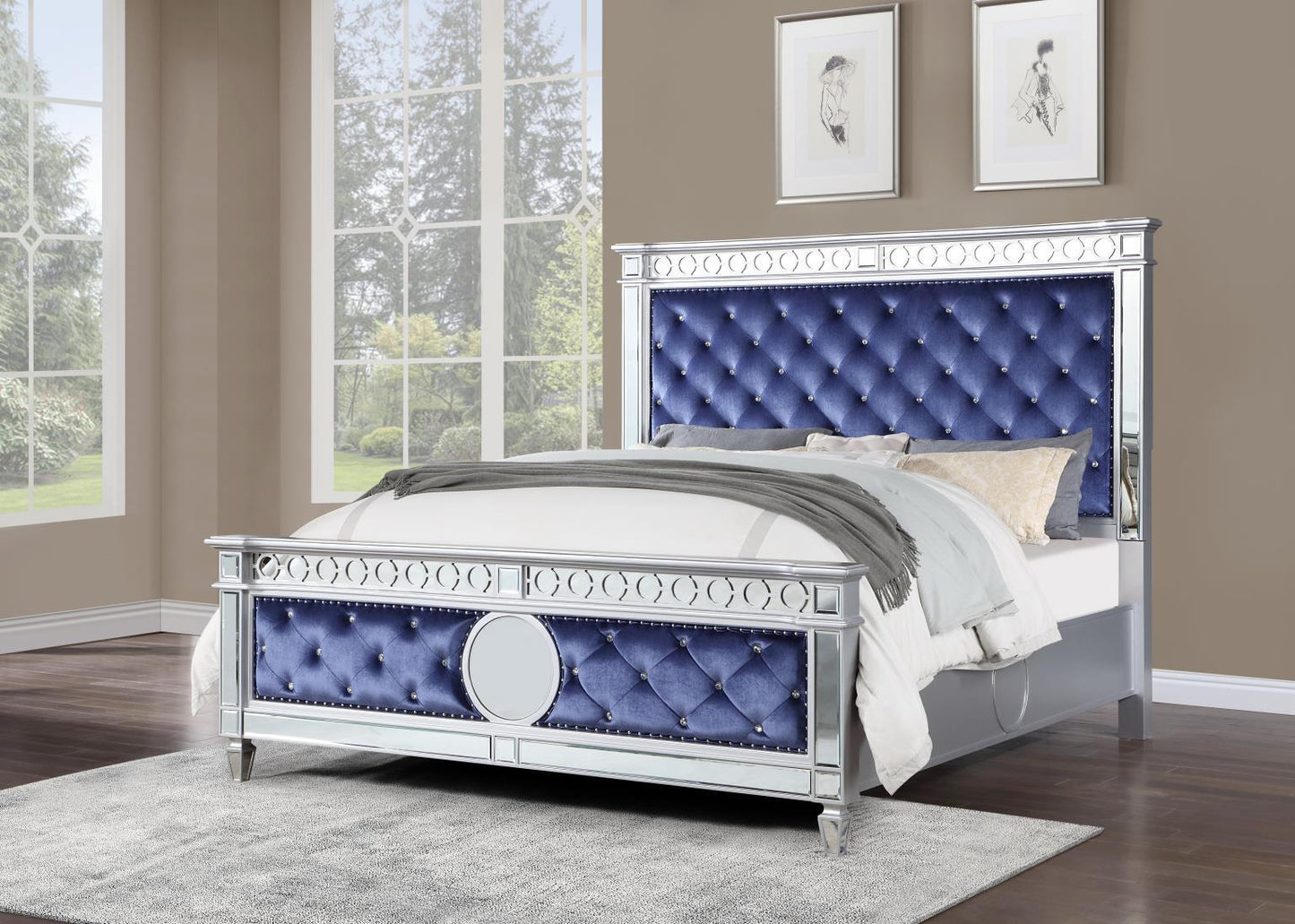 B035 - Velvet Bed