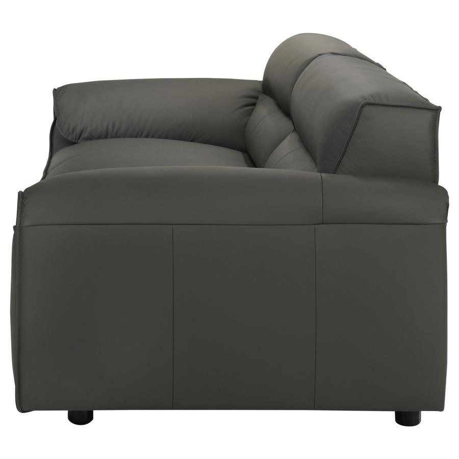Buxton - Top Grain Leather Upholstered Sofa