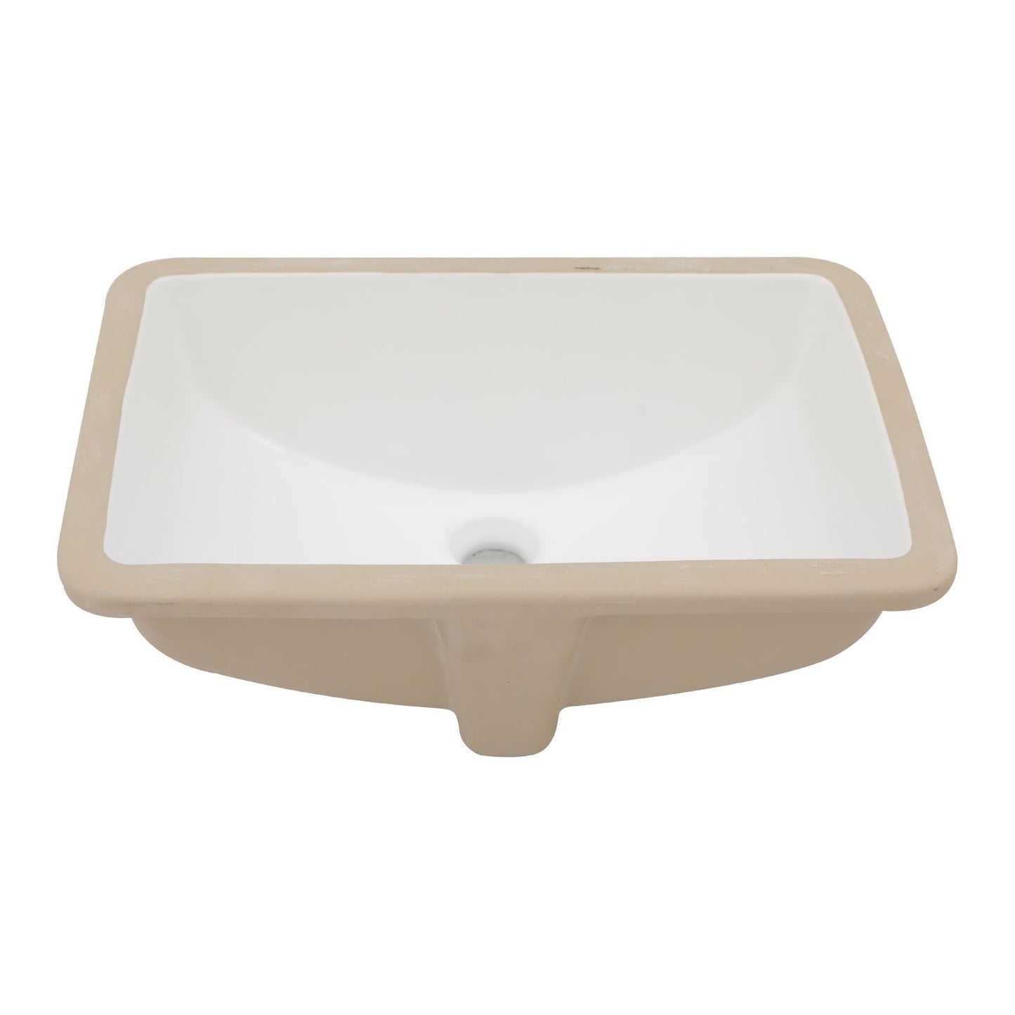 Modern Ceramic Undermount Bathroom Sink With Overflow, High Quality