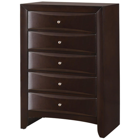 Emily Casual 5-Drawer Bedroom Chest