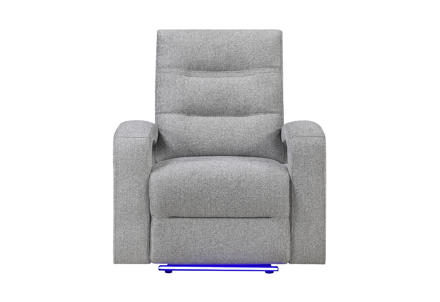 U6611 - 15 Power Reclining Sofa / Power Console Reclining Loveseat - Dark Gray