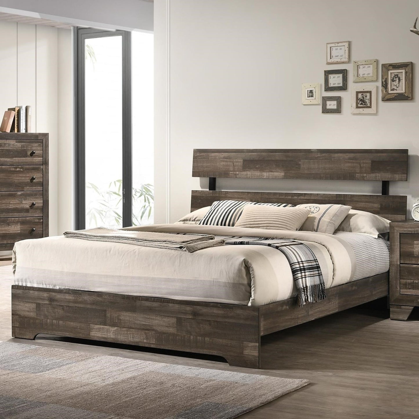 Rustic Queen Bed