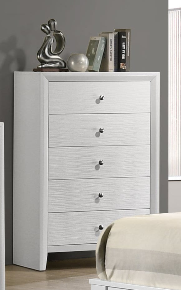 Contemporary 5-Drawer Bedroom Chest