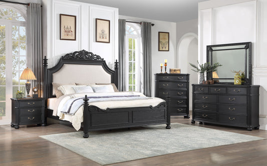 Kingsbury Traditional 5-Piece King Bedroom Set