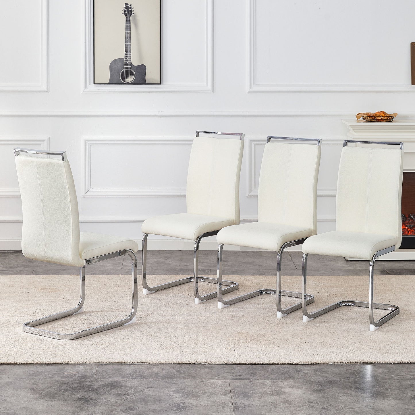 Dining Chairs With Ergonomic Backrest