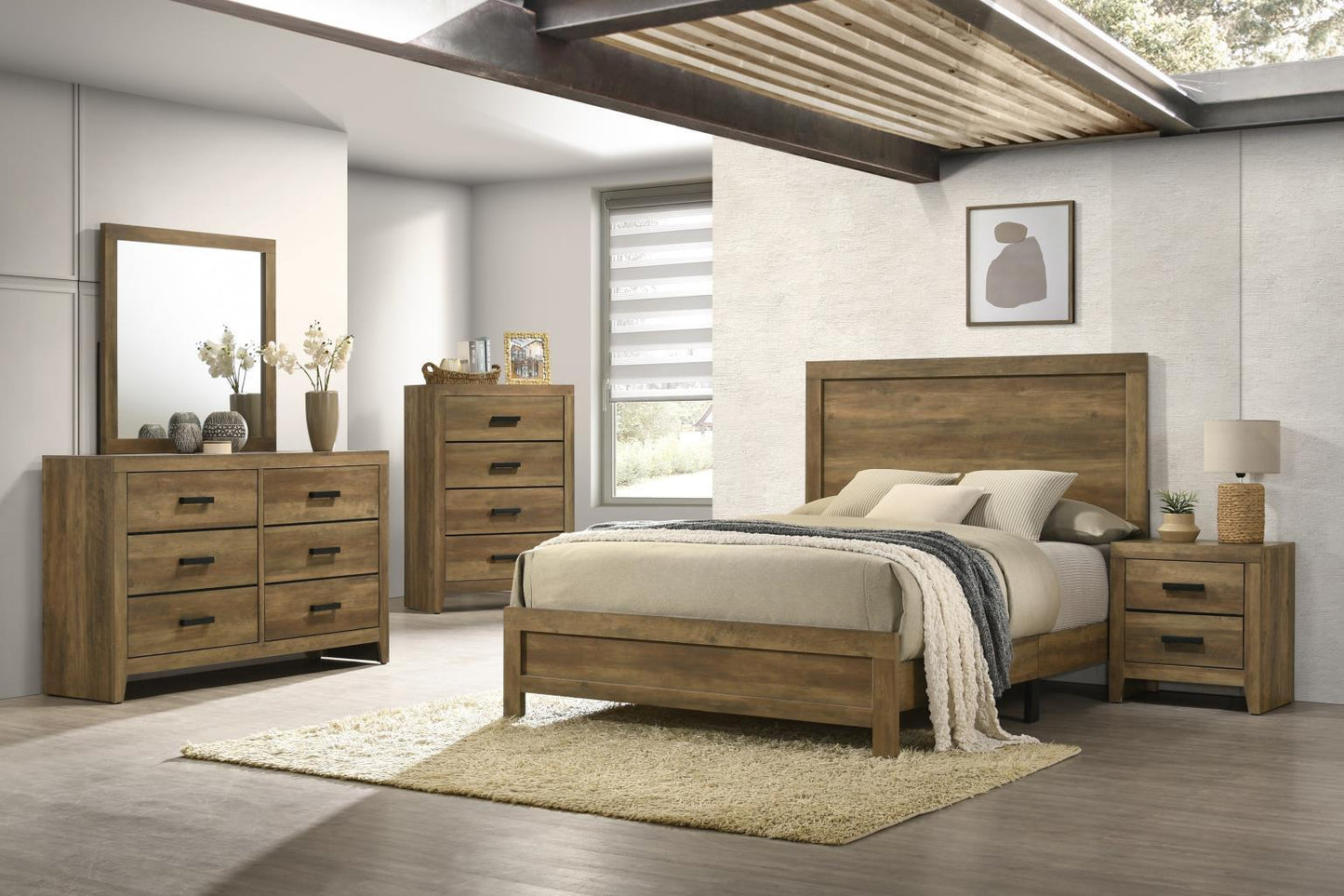 B526 - Nightstand - Knotty Oak