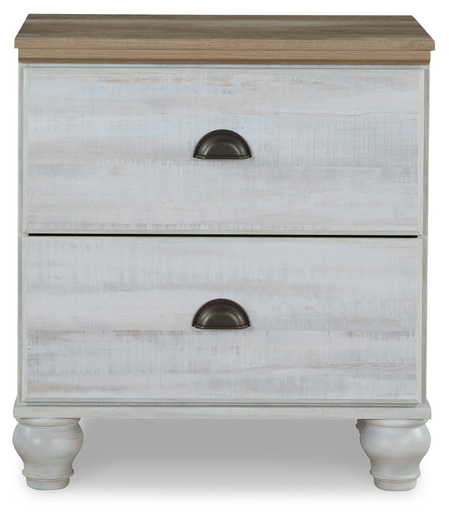 Two-Tone Farmhouse Nightstand