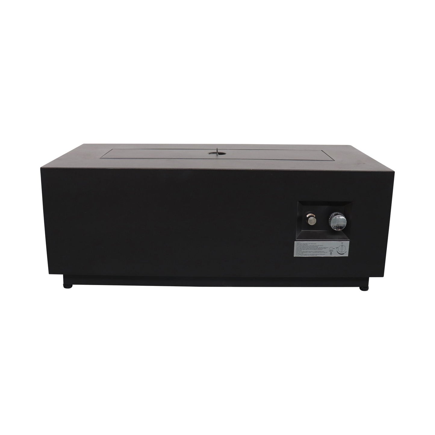 Outdoor Fire Pit Table With Lid, Fuel Versatility