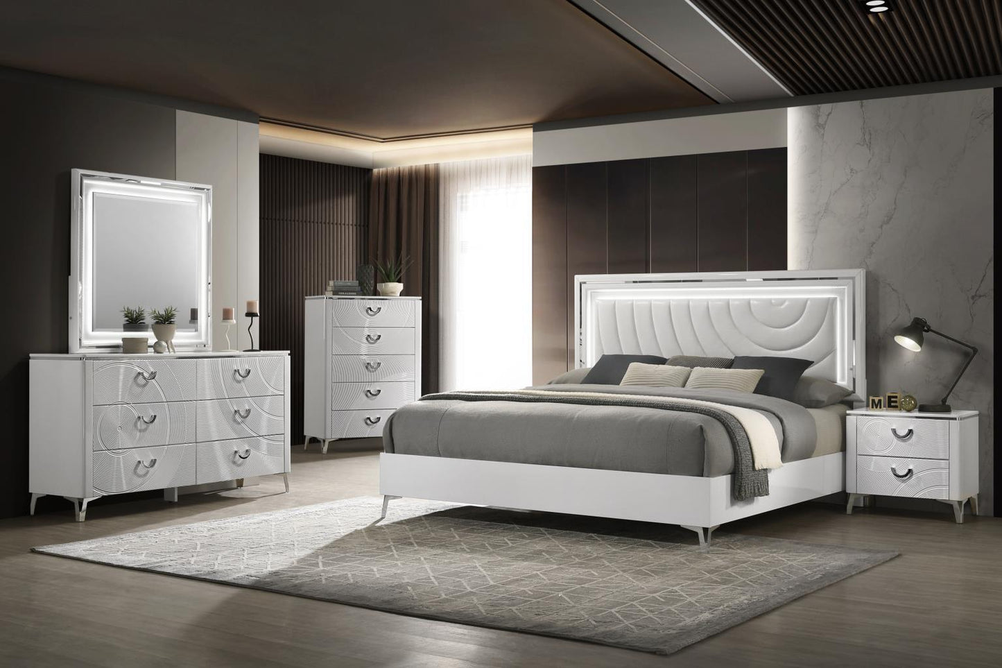 B119 - Nightstand - White