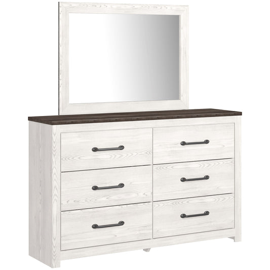 Two-Tone Dresser & Bedroom Mirror