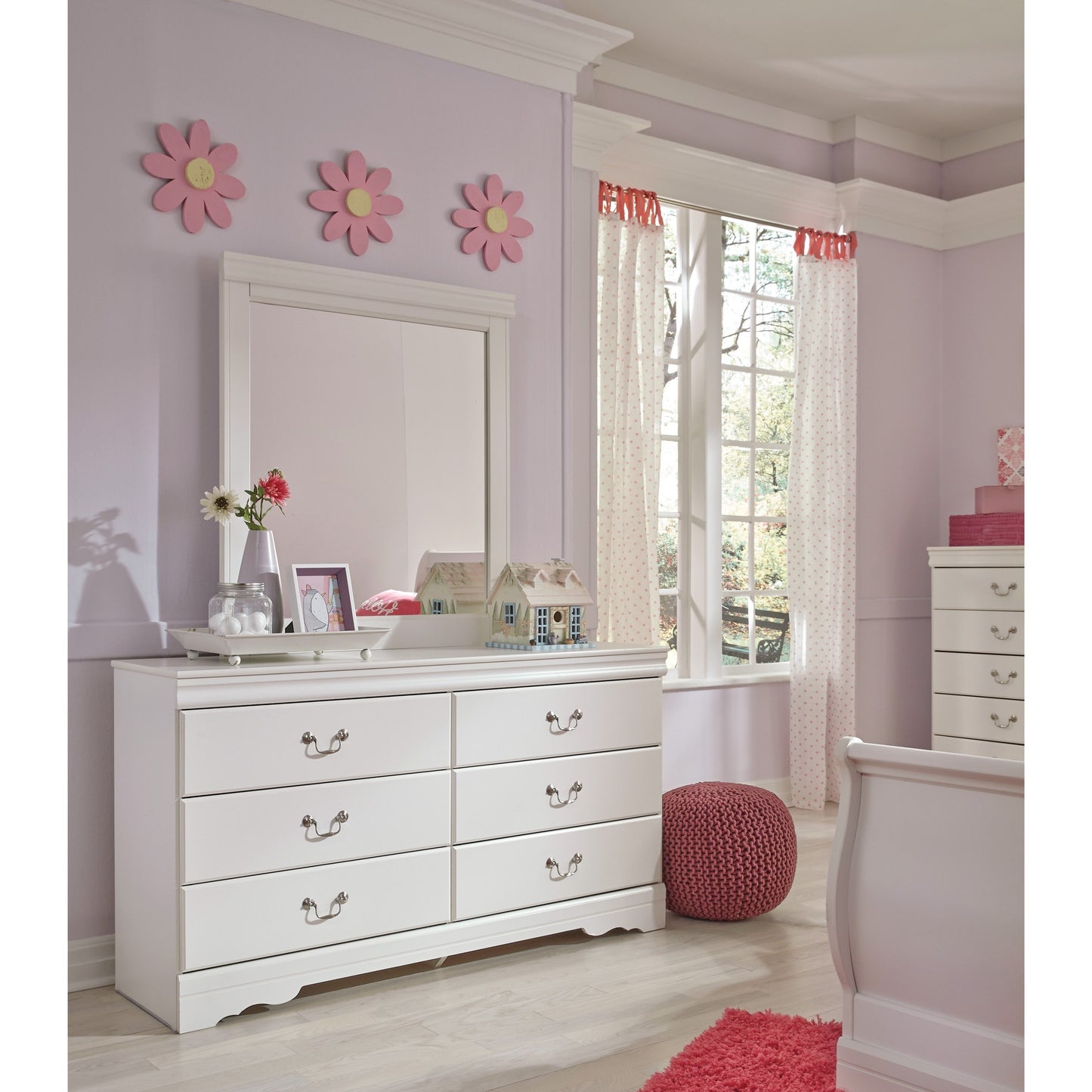 6-Drawer Dresser and Mirror Combination