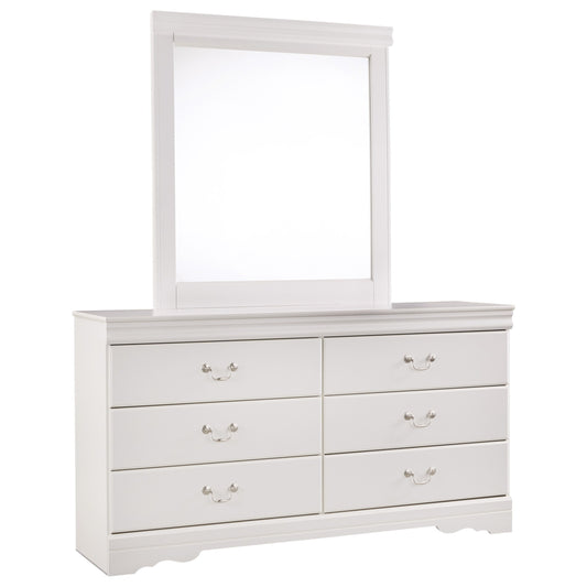 6-Drawer Dresser and Mirror Combination