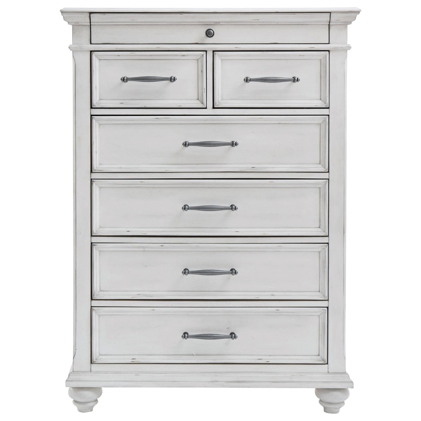 Cottage 7-Drawer Chest with Distressed Finish