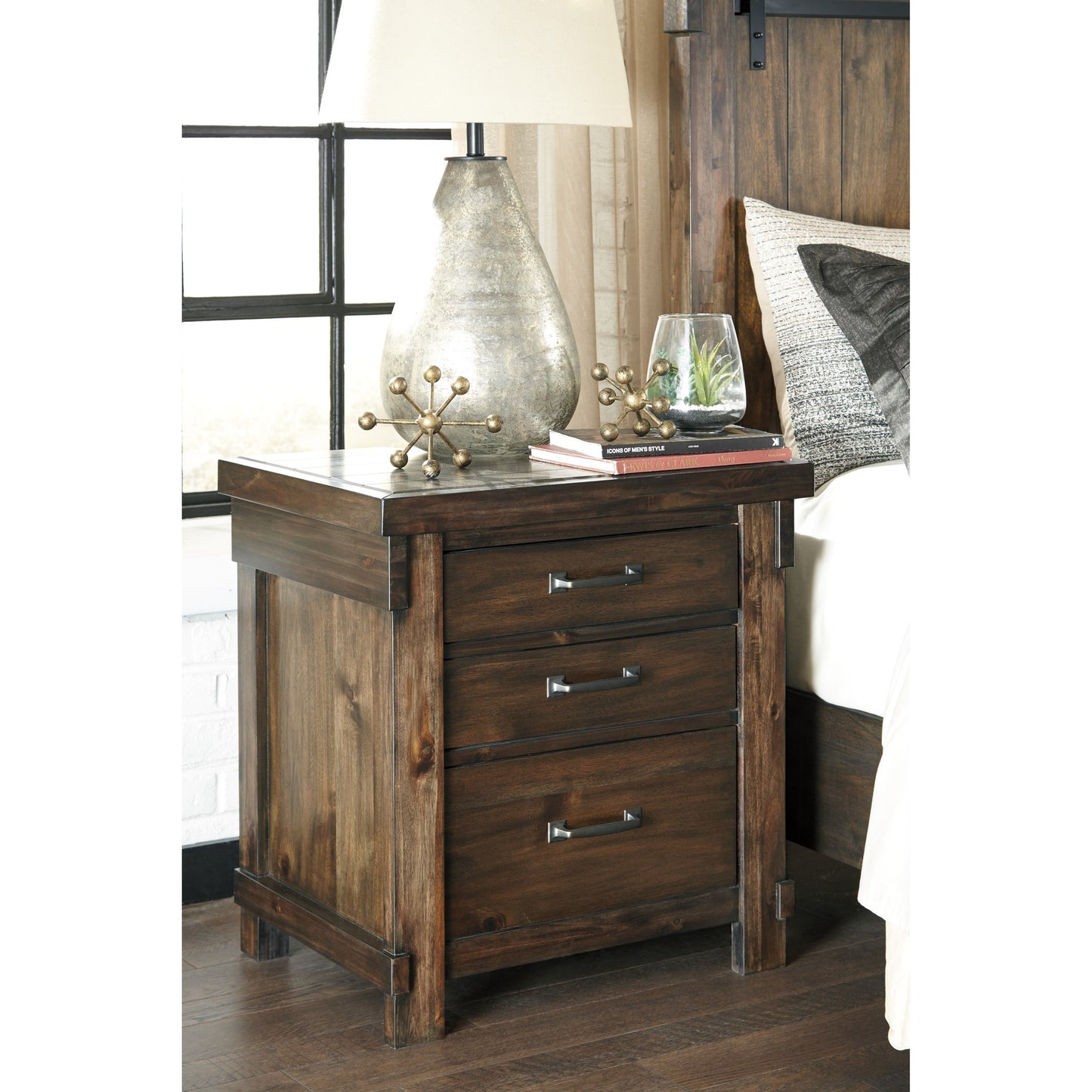 Three Drawer Night Stand