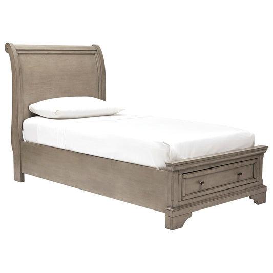 Twin Sleigh Storage Bed