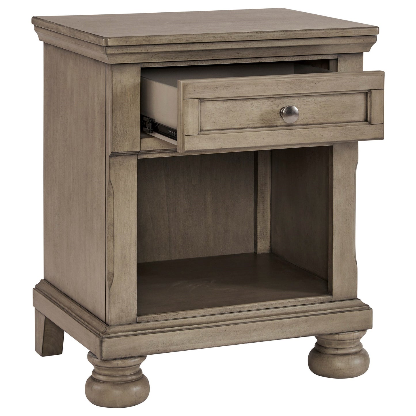 1-Drawer Nightstand with Felt-Lined Top Drawer