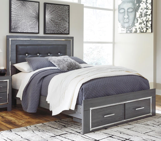 Queen Platform Bed with Storage