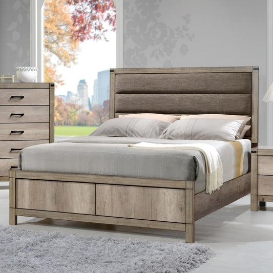 Queen Upholstered Low Profile Bed