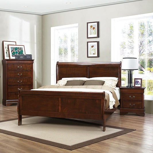 Traditional Queen Sleigh Bed