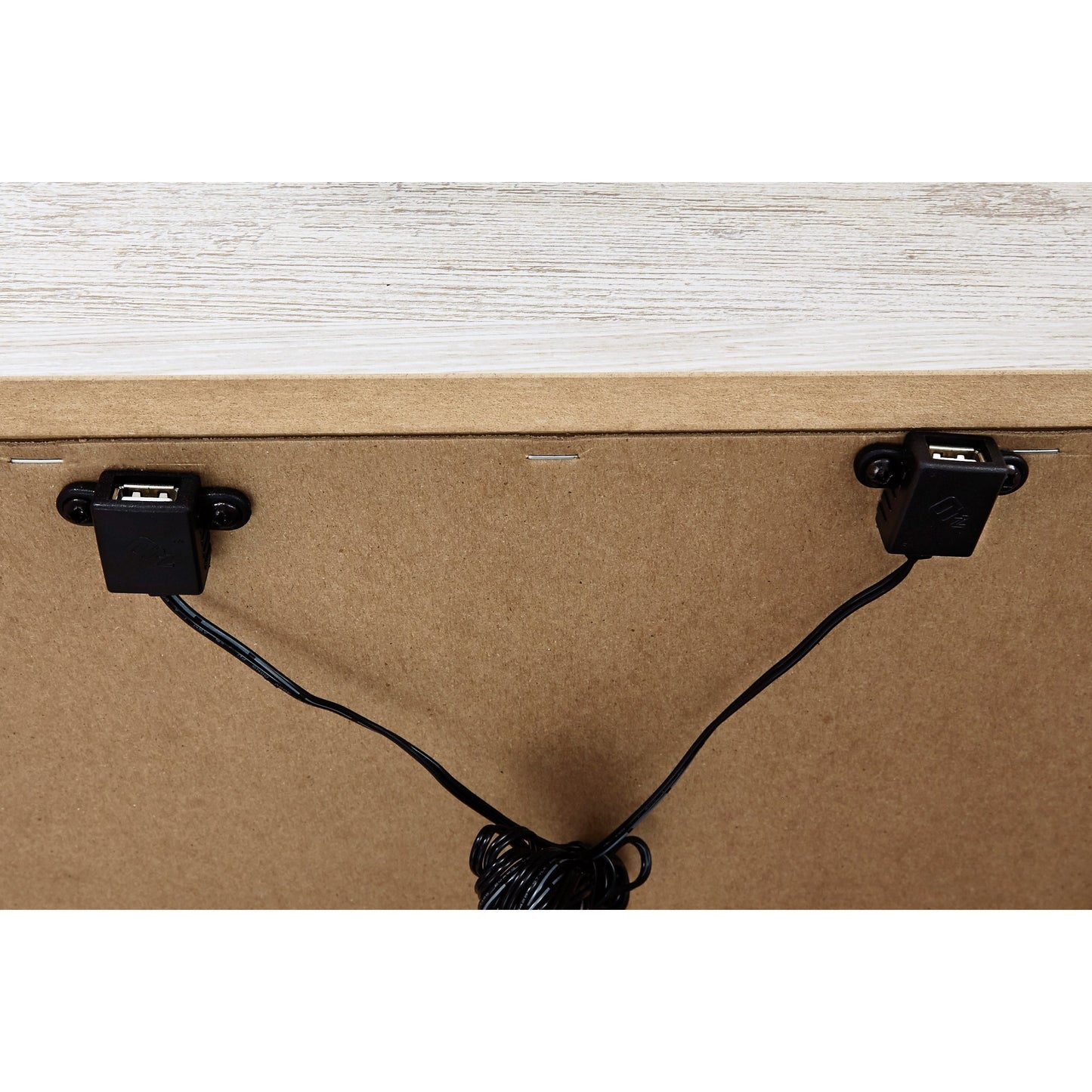 2-Drawer Nightstand with USB Port