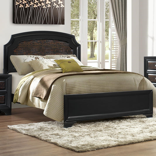 Crocodile Skin King Bed