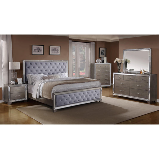 Dresser Mirror with Mirrored Glass Frame
