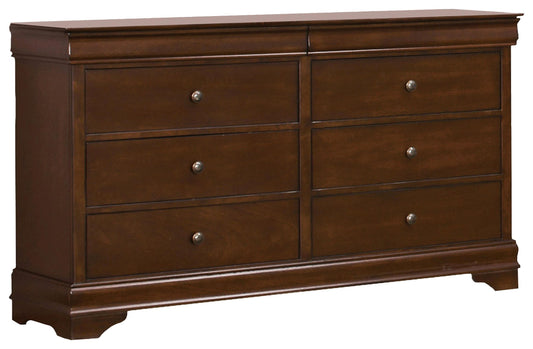 Traditional 8-Drawer Dresser with Felt-Lined Jewelry Drawers