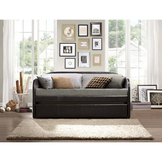Casual Roland Upholstered Daybed with Trundle
