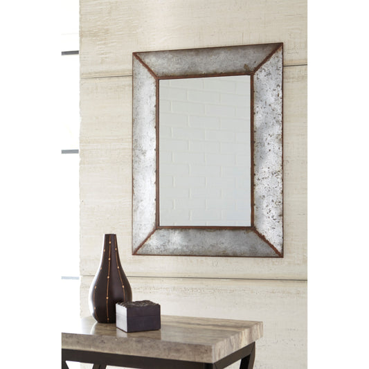 O'Tallay Antique Gray Accent Mirror