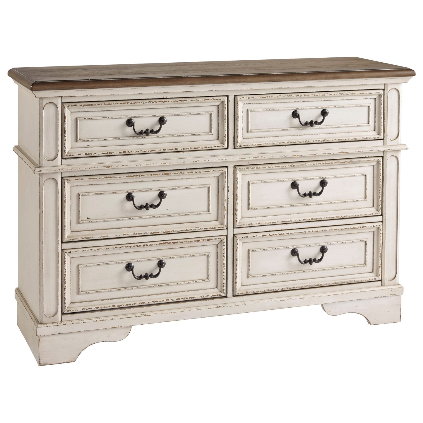 Two-Tone 6-Drawer Youth Dresser