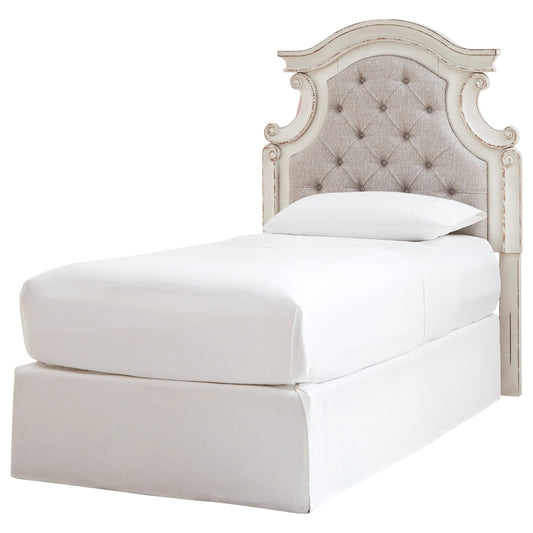 Twin Upholstered Panel Headboard with Button Tufting