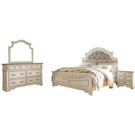 6-Piece Queen Bedroom Set (3 PC QB+DR+MR+NS)